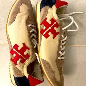 Tory Burch Women's Sneakers -Cream - Berry - Beige